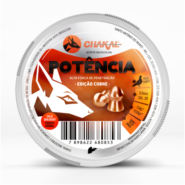 Chumbinho Chakal Potência – Cobre